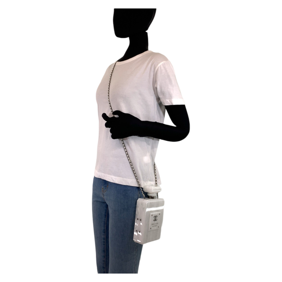 Chanel Chanel Marble Pattern Mini Bag 2016 Paris-Roma N°5 Plastic Shoulder Bag - Picture 4 of 8